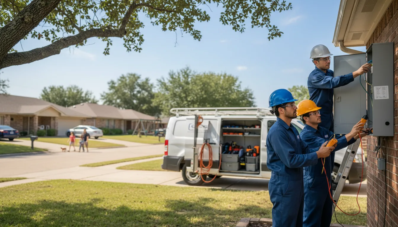 Certified electrician providing emergency electrical services in Mayetta, KS